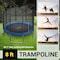 Serenelife 8Ft Trampoline With Outer Safety Net SLTRA8BL - alternate 5